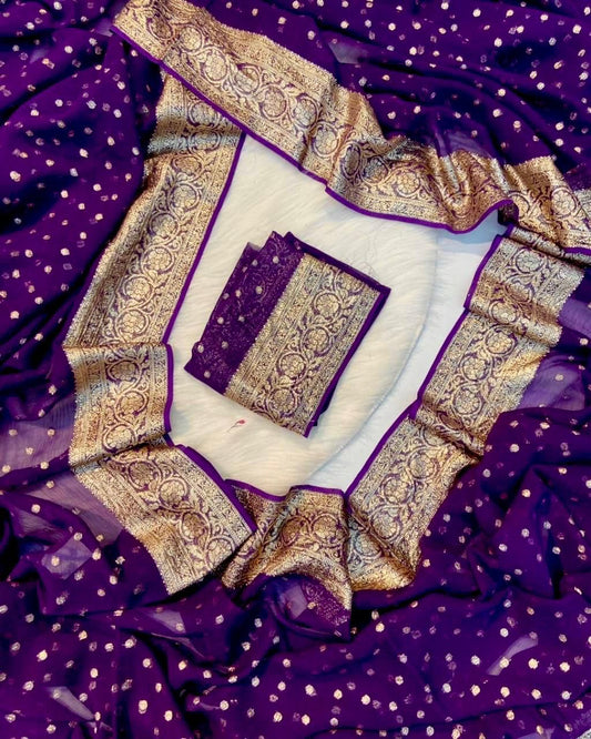 VISCOSE GEORGETTE SAREE