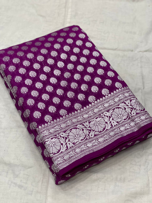 GEORGETTE BANARASI SAREES