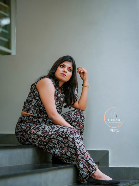 Handprinted Coord sets -Ajrakh print