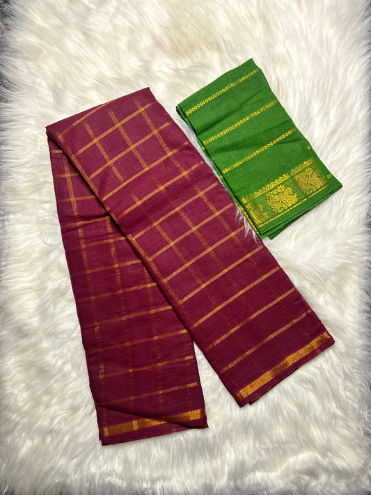 VELTHARI CONTRAST SAREE