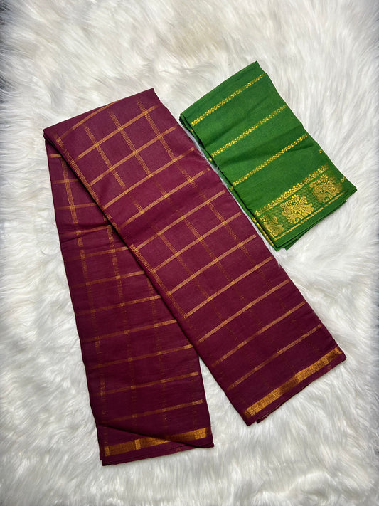 VELTHARI CONTRAST SAREE