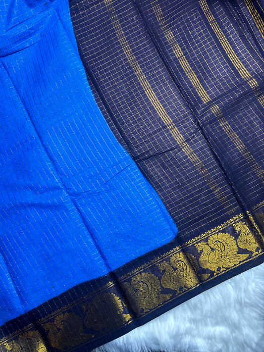 ZARI CHECKS COTTON SAREE