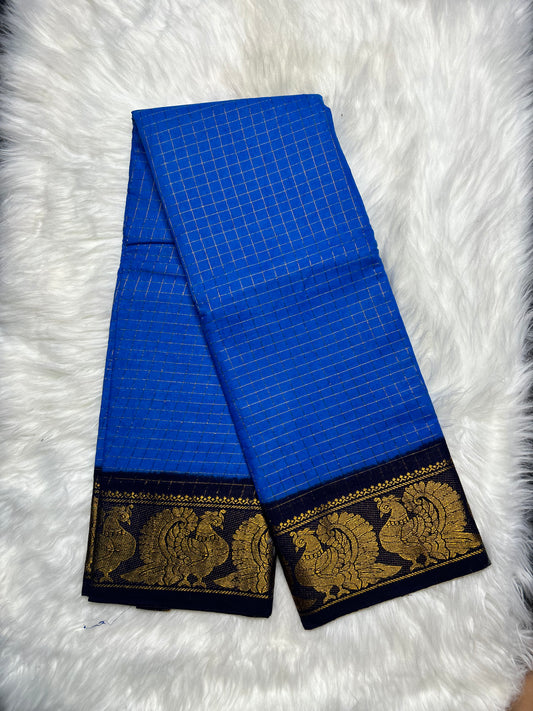 ZARI CHECKS COTTON SAREE