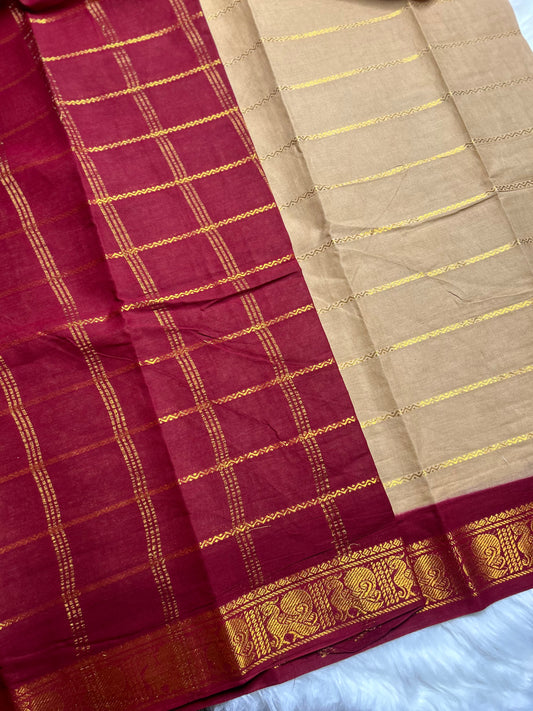 VELTHARI CONTRAST SAREE