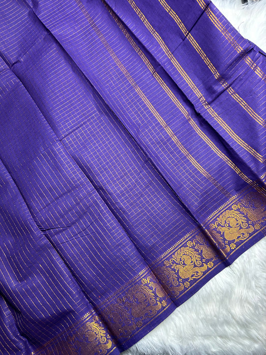 ZARI CHECKS COTTON SAREE